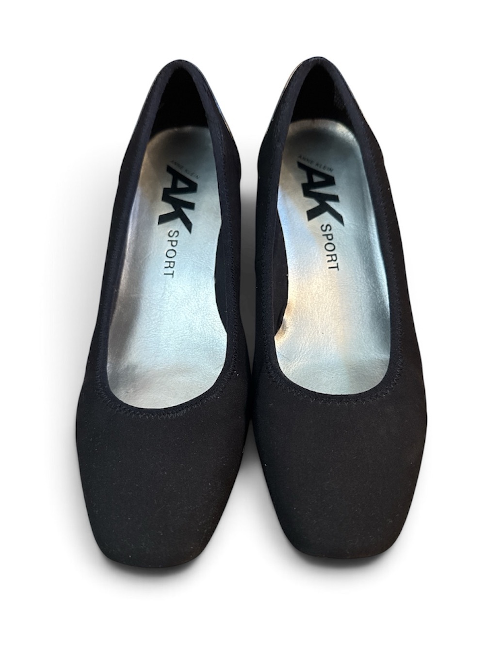AK SPORT Anne Klein slip on WEDGE SHOES 8.5 - Picture 2 of 3